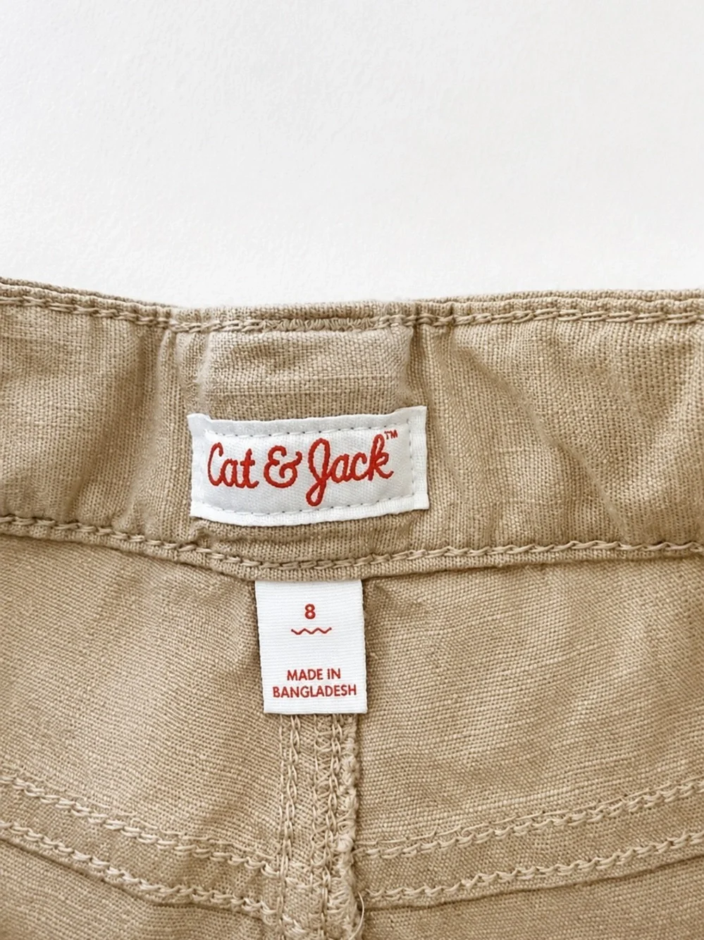 Boys Size 8 Chino Shorts Bundle Old Navy + Cat & Jack Gray + Khaki
